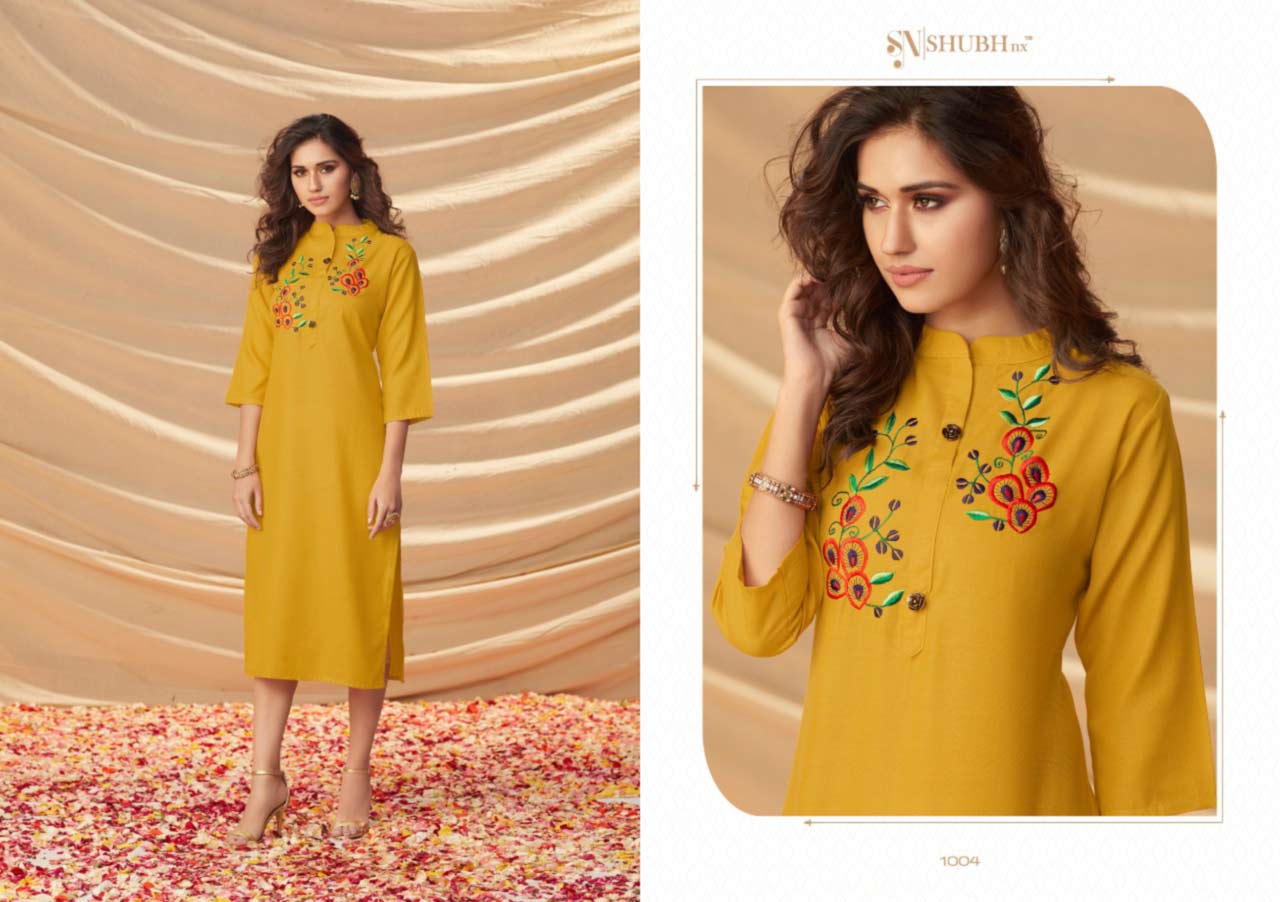 Shubh Nx Amyra Rooby Slub Kurti Manufacturer Shubh Nx Amyra Rooby Slub Kurti Manufacturer